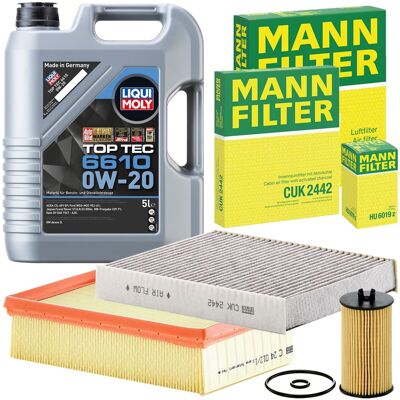MANN-FILTER Mann Inspektionspaket+liqui Moly 0w20 Passend Für Opel Mokka 1.6cdti 110+136 Ps: Ölfilter 1a First Automotive: E50281 Amc Filter: Do708 Automega: 1800 MANN-FILTER Mann Inspektionspaket+liqui Moly 0w20 Passend Für Opel Mokka 1.6cdti 110+136 Ps: Ölfilter 1a First Automotive: E50281 Amc Filter: Do708 Automega: 1800