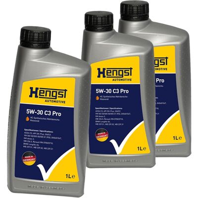 HENGST FILTER 3x1l Hengst 5w30 C3 Motoröl Passend Für Bmw Ll-04 Vw 502.00 Mb 229.52 Ov0401547: Artikelnummer: 701800000 Ean Nummer: 4030776055306 HENGST FILTER 3x1l Hengst 5w30 C3 Motoröl Passend Für Bmw Ll-04 Vw 502.00 Mb 229.52 Ov0401547: Artikelnummer: 701800000 Ean Nummer: 4030776055306