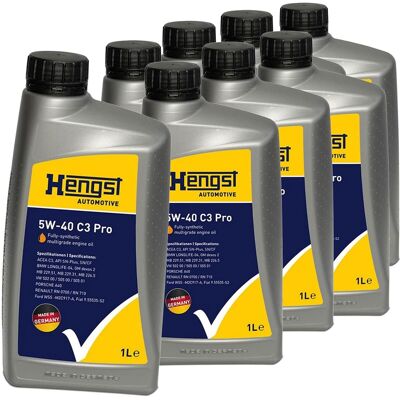 HENGST FILTER 8x 1l Hengst 5w40 C3 Pro Motoröl Passend Für Mb 229.51 Vw 502.00 Rn 0710 Api Sn: Artikelnummer: 716800000 Ean Nummer: 4030776055450 HENGST FILTER 8x 1l Hengst 5w40 C3 Pro Motoröl Passend Für Mb 229.51 Vw 502.00 Rn 0710 Api Sn: Artikelnummer: 716800000 Ean Nummer: 4030776055450
