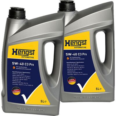 HENGST FILTER 2x5l Hengst 5w40 C3 Pro Motoröl Passend Für Vw 502.00 Mb 229.51 Rn 0710 Api Sn: Artikelnummer: 717800000 Ean: 4030776055467 HENGST FILTER 2x5l Hengst 5w40 C3 Pro Motoröl Passend Für Vw 502.00 Mb 229.51 Rn 0710 Api Sn: Artikelnummer: 717800000 Ean: 4030776055467