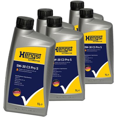 HENGST FILTER 5x1l Hengst 5w30 C3 Pro S Motoröl Passend Für Vw 507.00 Bmw Ll-04 Psa B71 2290: Artikelnummer: 705800000 Ean Nummer: 4030776055344 HENGST FILTER 5x1l Hengst 5w30 C3 Pro S Motoröl Passend Für Vw 507.00 Bmw Ll-04 Psa B71 2290: Artikelnummer: 705800000 Ean Nummer: 4030776055344