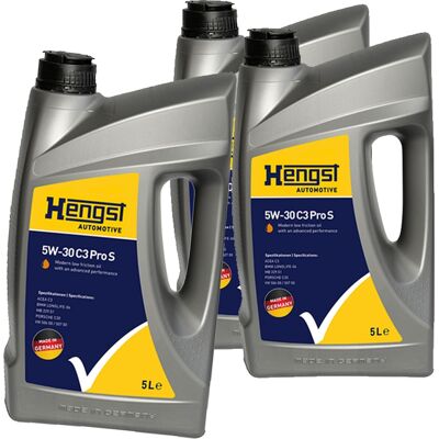 HENGST FILTER 3x5l Hengst 5w30 C3 Pro S Motoröl Passend Für Vw 507.00 Bmw Ll-04 Psa B71 2290: Artikelnummer: 706800000 Ean Nummer: 4030776055351 HENGST FILTER 3x5l Hengst 5w30 C3 Pro S Motoröl Passend Für Vw 507.00 Bmw Ll-04 Psa B71 2290: Artikelnummer: 706800000 Ean Nummer: 4030776055351