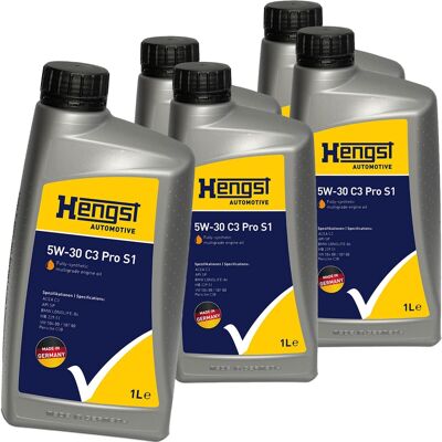 HENGST FILTER 5x1l Hengst 5w30 C3 Pro S1 Motoröl Passend Für 504.00 507.00 Mb 229.51 Bmw Ll-04: 5w-30 C3 Pro S1 Artikelnummer: 736800000 Ean Nummer: 4030776055658 HENGST FILTER 5x1l Hengst 5w30 C3 Pro S1 Motoröl Passend Für 504.00 507.00 Mb 229.51 Bmw Ll-04: 5w-30 C3 Pro S1 Artikelnummer: 736800000 Ean Nummer: 4030776055658