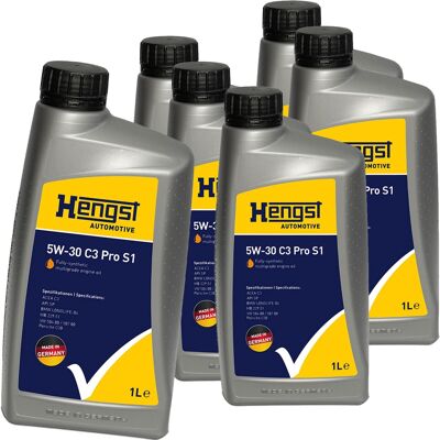 HENGST FILTER 6x1l Hengst 5w30 C3 Pro S1 Motoröl Passend Für 504.00 507.00 Mb 229.51 Bmw Ll-04: 5w-30 C3 Pro S1 Artikelnummer: 736800000 Ean Nummer: 4030776055658 HENGST FILTER 6x1l Hengst 5w30 C3 Pro S1 Motoröl Passend Für 504.00 507.00 Mb 229.51 Bmw Ll-04: 5w-30 C3 Pro S1 Artikelnummer: 736800000 Ean Nummer: 4030776055658