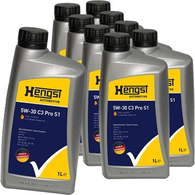 HENGST FILTER 9x1l Hengst 5w30 C3 Pro S1 Motoröl Passend Für 504.00 507.00 Mb 229.51 Bmw Ll-04: 5w-30 C3 Pro S1 Artikelnummer: 736800000 Ean Nummer: 4030776055658 HENGST FILTER 9x1l Hengst 5w30 C3 Pro S1 Motoröl Passend Für 504.00 507.00 Mb 229.51 Bmw Ll-04: 5w-30 C3 Pro S1 Artikelnummer: 736800000 Ean Nummer: 4030776055658