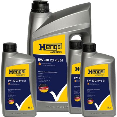 HENGST FILTER 1x5+3x1l Hengst 5w30 C3 Pro S1 Motoröl Passend Für 504.00 507.00 Mb 229.51 Ll-04: 5w-30 C3 Pro S1 Artikelnummer: 737800000 5w-30 C3 Pro S1 Artikelnumm HENGST FILTER 1x5+3x1l Hengst 5w30 C3 Pro S1 Motoröl Passend Für 504.00 507.00 Mb 229.51 Ll-04: 5w-30 C3 Pro S1 Artikelnummer: 737800000 5w-30 C3 Pro S1 Artikelnumm