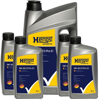 HENGST FILTER 1x5+4x1l Hengst 5w30 C3 Pro S1 Motoröl Passend Für 504.00 507.00 Mb 229.51 Ll-04: 5w-30 C3 Pro S1 Artikelnummer: 737800000 5w-30 C3 Pro S1 Artikelnumm HENGST FILTER 1x5+4x1l Hengst 5w30 C3 Pro S1 Motoröl Passend Für 504.00 507.00 Mb 229.51 Ll-04: 5w-30 C3 Pro S1 Artikelnummer: 737800000 5w-30 C3 Pro S1 Artikelnumm
