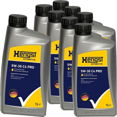 HENGST FILTER 8x1l Hengst 5w30 C4 Pro Motoröl Passend Für Rn 0720 Mb226.51 229.51 229.31: 5w-30 C4 Pro Artikelnummer: 2068800000 Ean Nummer: 4030776092998 HENGST FILTER 8x1l Hengst 5w30 C4 Pro Motoröl Passend Für Rn 0720 Mb226.51 229.51 229.31: 5w-30 C4 Pro Artikelnummer: 2068800000 Ean Nummer: 4030776092998