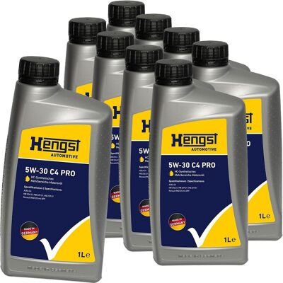 HENGST FILTER 9x1l Hengst 5w30 C4 Pro Motoröl Passend Für Rn 0720 Mb226.51 229.51 229.31: 5w-30 C4 Pro Artikelnummer: 2068800000 Ean Nummer: 4030776092998 HENGST FILTER 9x1l Hengst 5w30 C4 Pro Motoröl Passend Für Rn 0720 Mb226.51 229.51 229.31: 5w-30 C4 Pro Artikelnummer: 2068800000 Ean Nummer: 4030776092998