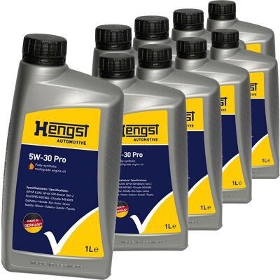 HENGST FILTER 9x 1l Hengst 5w30 Pro Motoröl Passend Für Api Sp Sn Gm Dexos 1 Gen 2 M2c929-a: 5w-30 Pro Artikelnummer: 726800000 Ean Nummer: 4030776055559 HENGST FILTER 9x 1l Hengst 5w30 Pro Motoröl Passend Für Api Sp Sn Gm Dexos 1 Gen 2 M2c929-a: 5w-30 Pro Artikelnummer: 726800000 Ean Nummer: 4030776055559