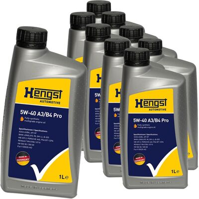 HENGST FILTER 9x1l Hengst 5w40 A3/b4 Pro Motoröl Passend Für Api Sn Bmw Ll98 Vw 502.00 Rn 0710: Artikelnummer: 741800000 Ean Nummer: 4030776055702 HENGST FILTER 9x1l Hengst 5w40 A3/b4 Pro Motoröl Passend Für Api Sn Bmw Ll98 Vw 502.00 Rn 0710: Artikelnummer: 741800000 Ean Nummer: 4030776055702