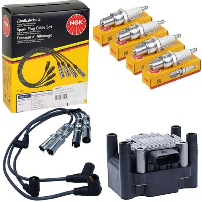 Ngk Zündkabelsatz+kerzen+spule Passend Für 1.6+2.0 Vw Golf 6 Skoda Fabia I Seat: Zündkerze Audi: 101000033aa Audi: 101000033af Audi: 101000041ac Audi: Ngk Zündkabelsatz+kerzen+spule Passend Für 1.6+2.0 Vw Golf 6 Skoda Fabia I Seat: Zündkerze Audi: 101000033aa Audi: 101000033af Audi: 101000041ac Audi: