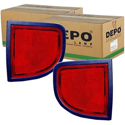 Depo - L200 - Red - Rear reflector - Mitsubishi Depo - L200 - Red - Rear reflector - Mitsubishi