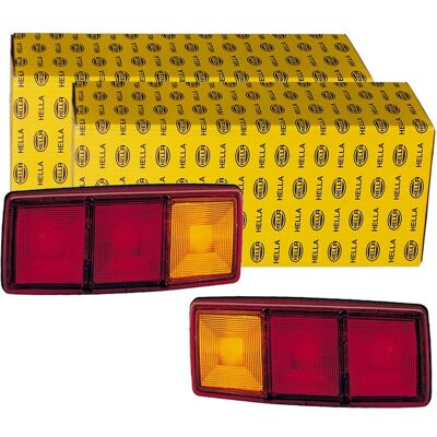 2x Hella Halogen Rückleuchten Satz 12v 24v Hinten Links+rechts Rücklichter: Heckleuchte Agco: X830180201 Bomag: 60027009 Bucher: 76533813 Daf: 882011 2x Hella Halogen Rückleuchten Satz 12v 24v Hinten Links+rechts Rücklichter: Heckleuchte Agco: X830180201 Bomag: 60027009 Bucher: 76533813 Daf: 882011