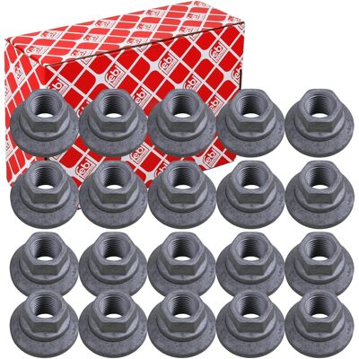 20x Febi Radmuttern Satz M14 X 1,5 Zink-lamellen-beschichtet Flachbund: Radmutter Bogap: C3337102 Dodge: 68067857aa Febi Bilstein: 100748 Febi Bilstei 20x Febi Radmuttern Satz M14 X 1,5 Zink-lamellen-beschichtet Flachbund: Radmutter Bogap: C3337102 Dodge: 68067857aa Febi Bilstein: 100748 Febi Bilstei