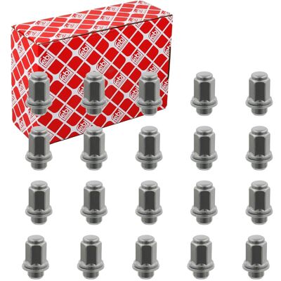 20x Febi Radmuttern Satz M12 X 1,5 Verchromt Flachbund Für Leichtmetallfelgen: Radmutter Bogap: T3337100 Febest: 0185005 Febi Bilstein: 26586 Febi Bil 20x Febi Radmuttern Satz M12 X 1,5 Verchromt Flachbund Für Leichtmetallfelgen: Radmutter Bogap: T3337100 Febest: 0185005 Febi Bilstein: 26586 Febi Bil
