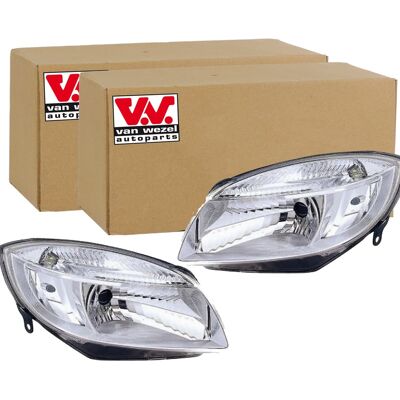 2x Van Wezel H4 Scheinwerfer Satz Passend Für Skoda Fabia Roomster Links+rechts: Hauptscheinwerfer Abakus: 6651114llde Abakus: 6651114rlde Abakus: 665 2x Van Wezel H4 Scheinwerfer Satz Passend Für Skoda Fabia Roomster Links+rechts: Hauptscheinwerfer Abakus: 6651114llde Abakus: 6651114rlde Abakus: 665