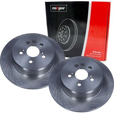 2x Maxgear Bremsschebeiben 288mm Voll Hinten Passend Für Toyota Avensis: Bremsscheibe A.b.s.: 17170 Aisin: A6r1323s Ashika: 6102236c Ate: 24011003051 2x Maxgear Bremsschebeiben 288mm Voll Hinten Passend Für Toyota Avensis: Bremsscheibe A.b.s.: 17170 Aisin: A6r1323s Ashika: 6102236c Ate: 24011003051