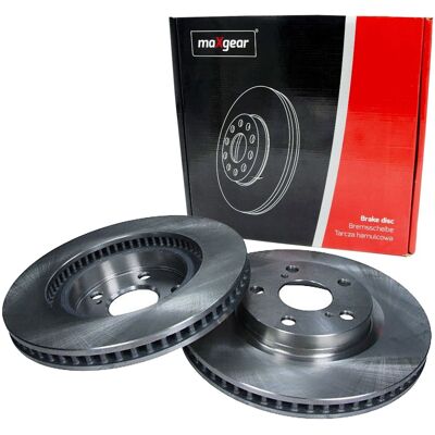 2x Maxgear Bremsschebeiben 296mm Belüftet Vorne Passend Für Toyota Aurion: Bremsscheibe A.b.s.: 17807 Ackoja: A7080030 Aisin: A6f457s Ashika: 60022006 2x Maxgear Bremsschebeiben 296mm Belüftet Vorne Passend Für Toyota Aurion: Bremsscheibe A.b.s.: 17807 Ackoja: A7080030 Aisin: A6f457s Ashika: 60022006
