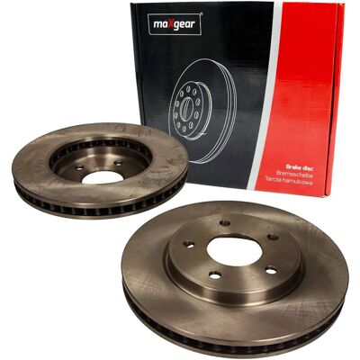 2x Maxgear Bremsschebeiben 283mm Innenbelüftet Vorne Passend Für Nissan Evalia: Bremsscheibe A.b.s.: 18495 Aisin: B6f1874s Ashika: 6001182c Ate: 24012 2x Maxgear Bremsschebeiben 283mm Innenbelüftet Vorne Passend Für Nissan Evalia: Bremsscheibe A.b.s.: 18495 Aisin: B6f1874s Ashika: 6001182c Ate: 24012