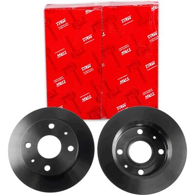 2x Trw Bremsscheiben 211mm Voll Vorne Passend Für Daihatsu Cuore Trevis Df4070: Bremsscheibe A.b.s.: 17075 Ashika: 6006613c Ate: 24011101591 Blue Prin 2x Trw Bremsscheiben 211mm Voll Vorne Passend Für Daihatsu Cuore Trevis Df4070: Bremsscheibe A.b.s.: 17075 Ashika: 6006613c Ate: 24011101591 Blue Prin