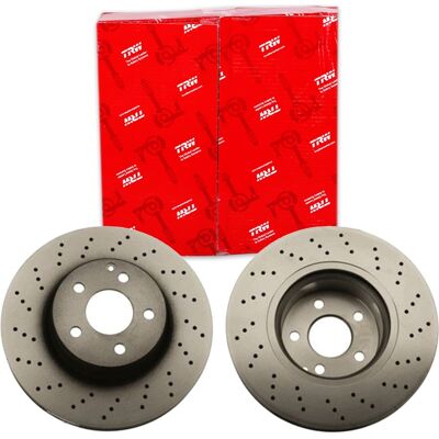 2x Trw Bremsscheiben 312mm Geschlitzt/gelocht Vorne Passend Für Mercedes-benz: Bremsscheibe A.b.s.: 17111 Ashika: 60000577c Ate: 24012801251 Blue Prin 2x Trw Bremsscheiben 312mm Geschlitzt/gelocht Vorne Passend Für Mercedes-benz: Bremsscheibe A.b.s.: 17111 Ashika: 60000577c Ate: 24012801251 Blue Prin