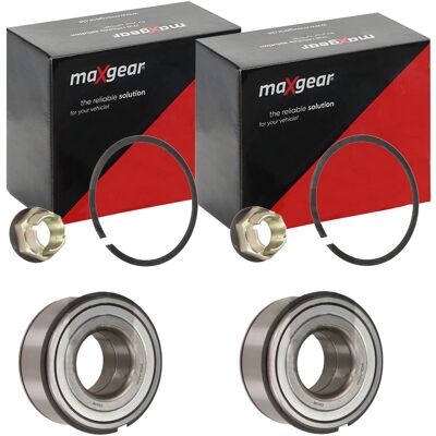 2x Maxgear Radlager-satz Vorne Hinten Passend Für Renault Clio Kangoo Megane: Radlagersatz A.b.s.: 200417 Abakus: 14103122 Aic: 59642 Al-ko: 621015 As 2x Maxgear Radlager-satz Vorne Hinten Passend Für Renault Clio Kangoo Megane: Radlagersatz A.b.s.: 200417 Abakus: 14103122 Aic: 59642 Al-ko: 621015 As