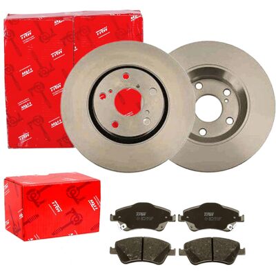 Trw Bremsscheiben + Beläge Vorne Passend Für Toyota Avensis T27 Auris E15 E18: Bremsbelagsatz, Scheibenbremse A.b.s.: 37620 A.b.s.: 37722 Abakus: 2310 Trw Bremsscheiben + Beläge Vorne Passend Für Toyota Avensis T27 Auris E15 E18: Bremsbelagsatz, Scheibenbremse A.b.s.: 37620 A.b.s.: 37722 Abakus: 2310
