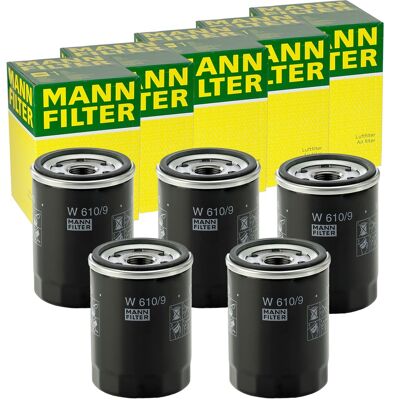 5x Mann-filter W 610/9 Ölfilter Mit Einem Rücklaufsperrventil Anschraubfilter: Ölfilter 1a First Automotive: L40674 Ackoja: A510500 Ackoja: A640501 Ac 5x Mann-filter W 610/9 Ölfilter Mit Einem Rücklaufsperrventil Anschraubfilter: Ölfilter 1a First Automotive: L40674 Ackoja: A510500 Ackoja: A640501 Ac