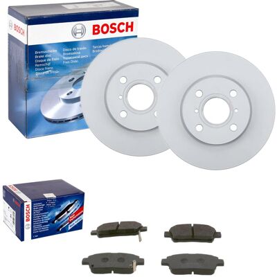 Bosch Bremsscheiben 255mm + Beläge Vorne für Toyota iQ & Cygnet - Bremsen Bosch Bremsscheiben 255mm + Beläge Vorne für Toyota iQ & Cygnet - Bremsen