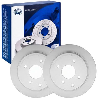 Hella Pagid Bremsscheibe - 292mm, 9mm Dick, Beschichtet, 68mm Zentrierung - Bremsscheibe Hella Pagid Bremsscheibe - 292mm, 9mm Dick, Beschichtet, 68mm Zentrierung - Bremsscheibe