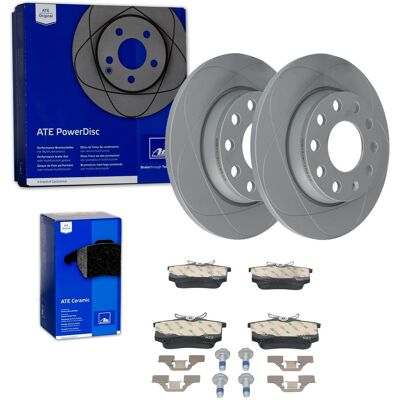 Ate Powerdisc Bremsscheiben 255mm + Beläge Hinten Passend Für Audi A4 8e B6 B7: Bremsbelagsatz, Scheibenbremse A.b.s.: 36623 A.b.s.: 366231 Aic: 54969 Ate Powerdisc Bremsscheiben 255mm + Beläge Hinten Passend Für Audi A4 8e B6 B7: Bremsbelagsatz, Scheibenbremse A.b.s.: 36623 A.b.s.: 366231 Aic: 54969