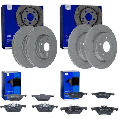 Ate Powerdisc Bremsscheiben + Beläge Vorne+hinten Passend Für Ford Focus 3 Mk3: Bremsscheibe A.b.s.: 17587 A.b.s.: 18273 Abakus: 23103074 Abakus: 2310 Ate Powerdisc Bremsscheiben + Beläge Vorne+hinten Passend Für Ford Focus 3 Mk3: Bremsscheibe A.b.s.: 17587 A.b.s.: 18273 Abakus: 23103074 Abakus: 2310