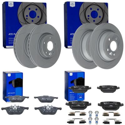 Ate Powerdisc Bremsscheiben + Beläge Vorne + Hinten Passend Für Ford Kuga 1 Mk1: Bremsbelagsatz, Scheibenbremse A.b.s.: 35087 A.b.s.: 37422 Abakus: 23 Ate Powerdisc Bremsscheiben + Beläge Vorne + Hinten Passend Für Ford Kuga 1 Mk1: Bremsbelagsatz, Scheibenbremse A.b.s.: 35087 A.b.s.: 37422 Abakus: 23