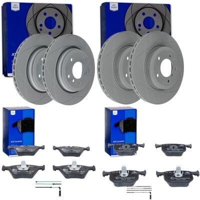 Ate Powerdisc Bremsscheiben + Beläge Vorne+hinten Passend Für Bmw 3er E46 330i/d: Bremsscheibe A.b.s.: 17025 Abakus: 23103104 Abakus: 231031042 Aic: 5 Ate Powerdisc Bremsscheiben + Beläge Vorne+hinten Passend Für Bmw 3er E46 330i/d: Bremsscheibe A.b.s.: 17025 Abakus: 23103104 Abakus: 231031042 Aic: 5