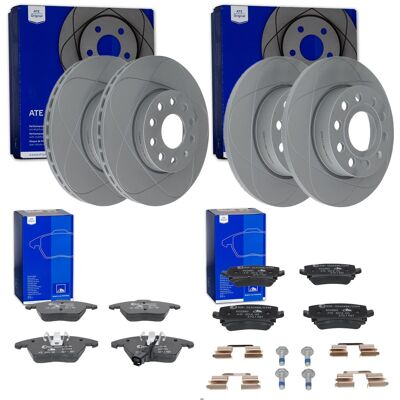 Ate Powerdisc Bremsscheiben + Beläge Passend Für Vw Golf 5 6 Touran Audi A3 8p: Bremsbelagsatz, Scheibenbremse A.b.s.: 37411 A.b.s.: 37739 Abakus: 231 Ate Powerdisc Bremsscheiben + Beläge Passend Für Vw Golf 5 6 Touran Audi A3 8p: Bremsbelagsatz, Scheibenbremse A.b.s.: 37411 A.b.s.: 37739 Abakus: 231