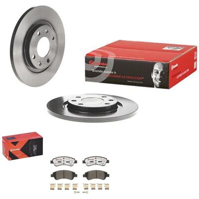 Brembo Bremsscheibe - 266mm UV-Beschichtet Voll - Citroën Berlingo Brembo Bremsscheibe - 266mm UV-Beschichtet Voll - Citroën Berlingo