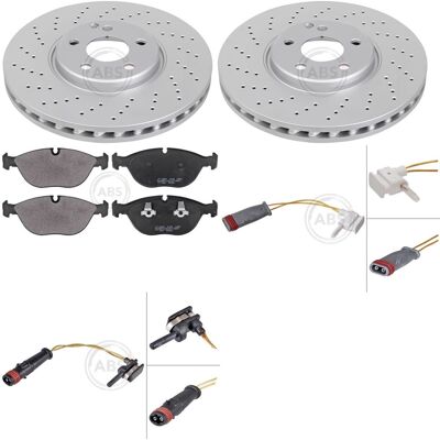 Abs Bremsscheiben 330mm + Beläge Vorne Für Mercedes E-klasse W211 4matic: Bremsbelagsatz, Scheibenbremse A.b.s.: 36957 Alpina: 34116761246 Ashika: 500 Abs Bremsscheiben 330mm + Beläge Vorne Für Mercedes E-klasse W211 4matic: Bremsbelagsatz, Scheibenbremse A.b.s.: 36957 Alpina: 34116761246 Ashika: 500