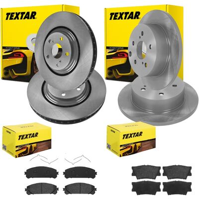 Textar Bremsscheiben + Beläge Vorne + Hinten Passend Für Toyota Rav4 A4 4: Bremsbelagsatz, Scheibenbremse A.b.s.: 37545 Abakus: 23102039 Ackoja: A7000 Textar Bremsscheiben + Beläge Vorne + Hinten Passend Für Toyota Rav4 A4 4: Bremsbelagsatz, Scheibenbremse A.b.s.: 37545 Abakus: 23102039 Ackoja: A7000