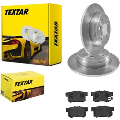 Textar Bremscheiben 282mm Hinten Set - Bremsen Textar Bremscheiben 282mm Hinten Set - Bremsen