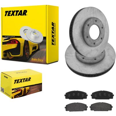 Textar Bremsscheiben 285mm + Beläge Vorne Passend Für Toyota Hiace: Bremsbelagsatz, Scheibenbremse A.b.s.: 36603 A.b.s.: 36702 A.b.s.: 36761 Abakus: 2 Textar Bremsscheiben 285mm + Beläge Vorne Passend Für Toyota Hiace: Bremsbelagsatz, Scheibenbremse A.b.s.: 36603 A.b.s.: 36702 A.b.s.: 36761 Abakus: 2