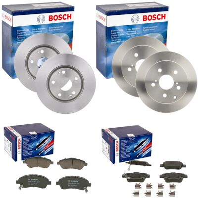 Bosch Bremsscheiben + Beläge Vorne + Hinten Passend Für Toyota Avensis T25: Bremsscheibe A.b.s.: 17608 Abakus: 23103158 Abakus: 231031582 Ackoja: A708 Bosch Bremsscheiben + Beläge Vorne + Hinten Passend Für Toyota Avensis T25: Bremsscheibe A.b.s.: 17608 Abakus: 23103158 Abakus: 231031582 Ackoja: A708