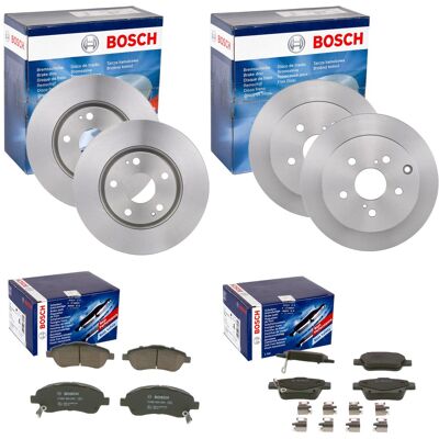 Bosch Bremsscheiben + Beläge für Toyota Corolla Verso Bosch Bremsscheiben + Beläge für Toyota Corolla Verso
