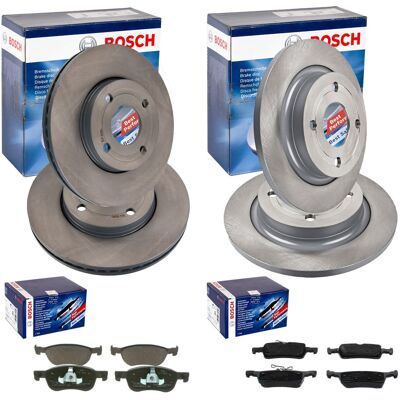 Bosch Bremsscheiben + Beläge Vorne + Hinten Passend Für Ford Fiesta 7 Vii Mk7: Bremsscheibe A.b.s.: 18618 Abakus: 23104267 Ashika: 61000329c Ate: 2401 Bosch Bremsscheiben + Beläge Vorne + Hinten Passend Für Ford Fiesta 7 Vii Mk7: Bremsscheibe A.b.s.: 18618 Abakus: 23104267 Ashika: 61000329c Ate: 2401