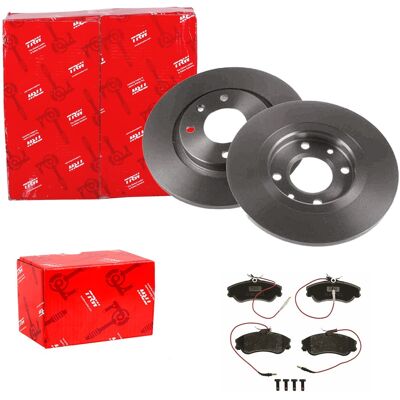 Trw Bremsscheiben 266mm + Beläge Vorne Passend Für Citroen Berlingo + Partner: Bremsbelagsatz, Scheibenbremse A.b.s.: 37016 Abakus: 23101409 Aisin: Bp Trw Bremsscheiben 266mm + Beläge Vorne Passend Für Citroen Berlingo + Partner: Bremsbelagsatz, Scheibenbremse A.b.s.: 37016 Abakus: 23101409 Aisin: Bp