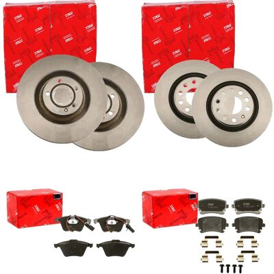 Trw Bremsscheiben + Beläge Vorne + Hinten Passend Für Audi A4 B6 B7 8e 8h S4: Bremsscheibe A.b.s.: 17633 Ashika: 60000912c Ate: 24013001191 Audi: 8e06 Trw Bremsscheiben + Beläge Vorne + Hinten Passend Für Audi A4 B6 B7 8e 8h S4: Bremsscheibe A.b.s.: 17633 Ashika: 60000912c Ate: 24013001191 Audi: 8e06