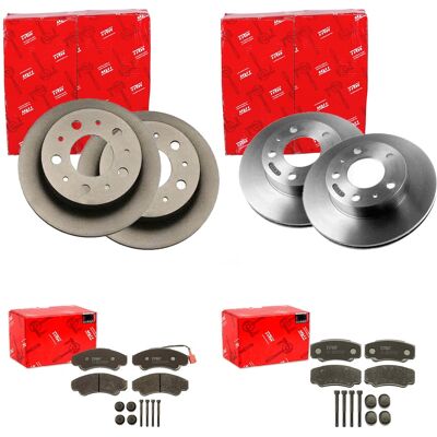 Trw Bremsscheiben + Beläge Vorne + Hinten Passend Für Fiat Ducato Jumper Boxer: Bremsbelagsatz, Scheibenbremse A.b.s.: 37333 Abakus: 23102237 Aisin: B Trw Bremsscheiben + Beläge Vorne + Hinten Passend Für Fiat Ducato Jumper Boxer: Bremsbelagsatz, Scheibenbremse A.b.s.: 37333 Abakus: 23102237 Aisin: B