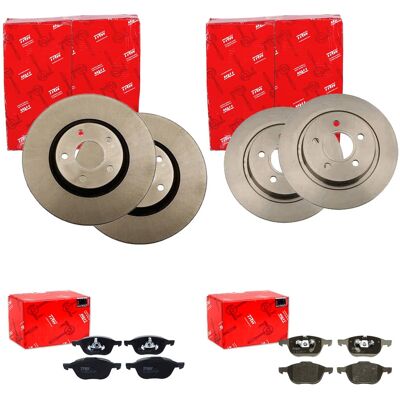 Trw Bremsscheiben + Beläge Vorne + Hinten Passend Für Ford Focus 2 Mk2 + C-max: Bremsscheibe A.b.s.: 17587 A.b.s.: 18273 Abakus: 23103074 Abakus: 2310 Trw Bremsscheiben + Beläge Vorne + Hinten Passend Für Ford Focus 2 Mk2 + C-max: Bremsscheibe A.b.s.: 17587 A.b.s.: 18273 Abakus: 23103074 Abakus: 2310