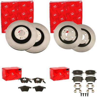 Trw Bremsscheiben + Beläge Vorne + Hinten Passend Für Audi A6 Allroad C6 4fh: Bremsscheibe A.b.s.: 17595 Ashika: 60000925c Ate: 24013001761 Ate: 24033 Trw Bremsscheiben + Beläge Vorne + Hinten Passend Für Audi A6 Allroad C6 4fh: Bremsscheibe A.b.s.: 17595 Ashika: 60000925c Ate: 24013001761 Ate: 24033