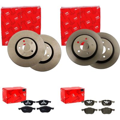 Trw Bremsscheiben+ Beläge Vorne + Hinten Passend Für Ford Focus 3 Iii Mk3: Bremsbelagsatz, Scheibenbremse A.b.s.: 37216 A.b.s.: 37477 Abakus: 23102004 Trw Bremsscheiben+ Beläge Vorne + Hinten Passend Für Ford Focus 3 Iii Mk3: Bremsbelagsatz, Scheibenbremse A.b.s.: 37216 A.b.s.: 37477 Abakus: 23102004